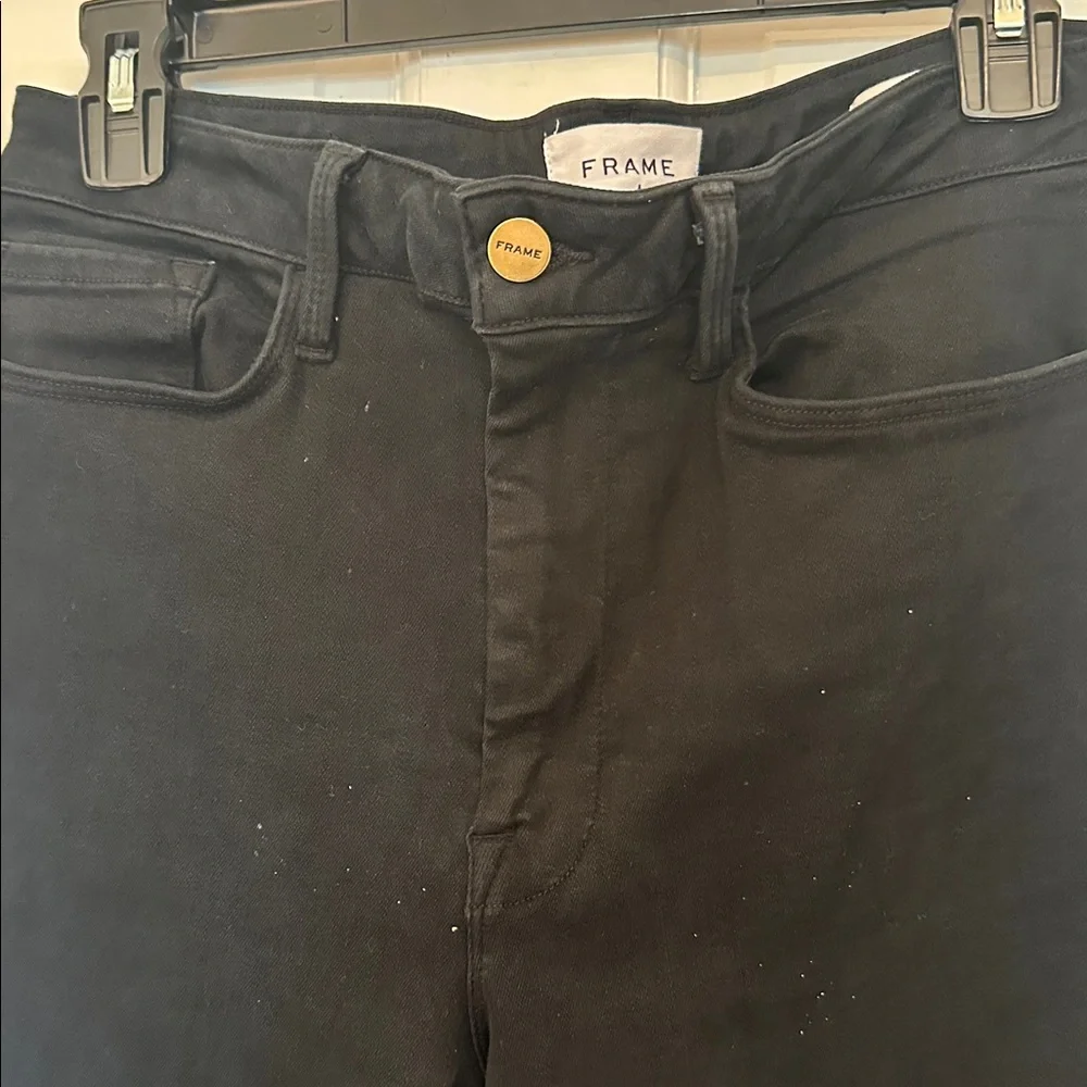 Frame Black Le One Skinny Jeans size 2‎ EUC Stretch